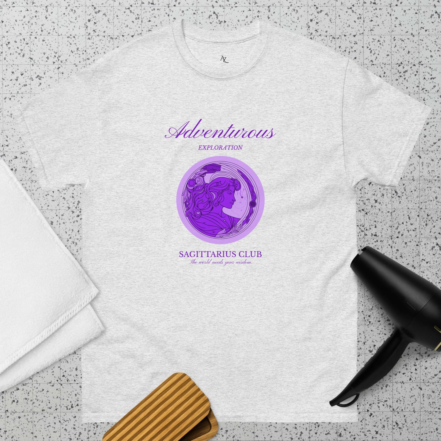 Adventurous Exploration Sagittarius Unisex classic tee