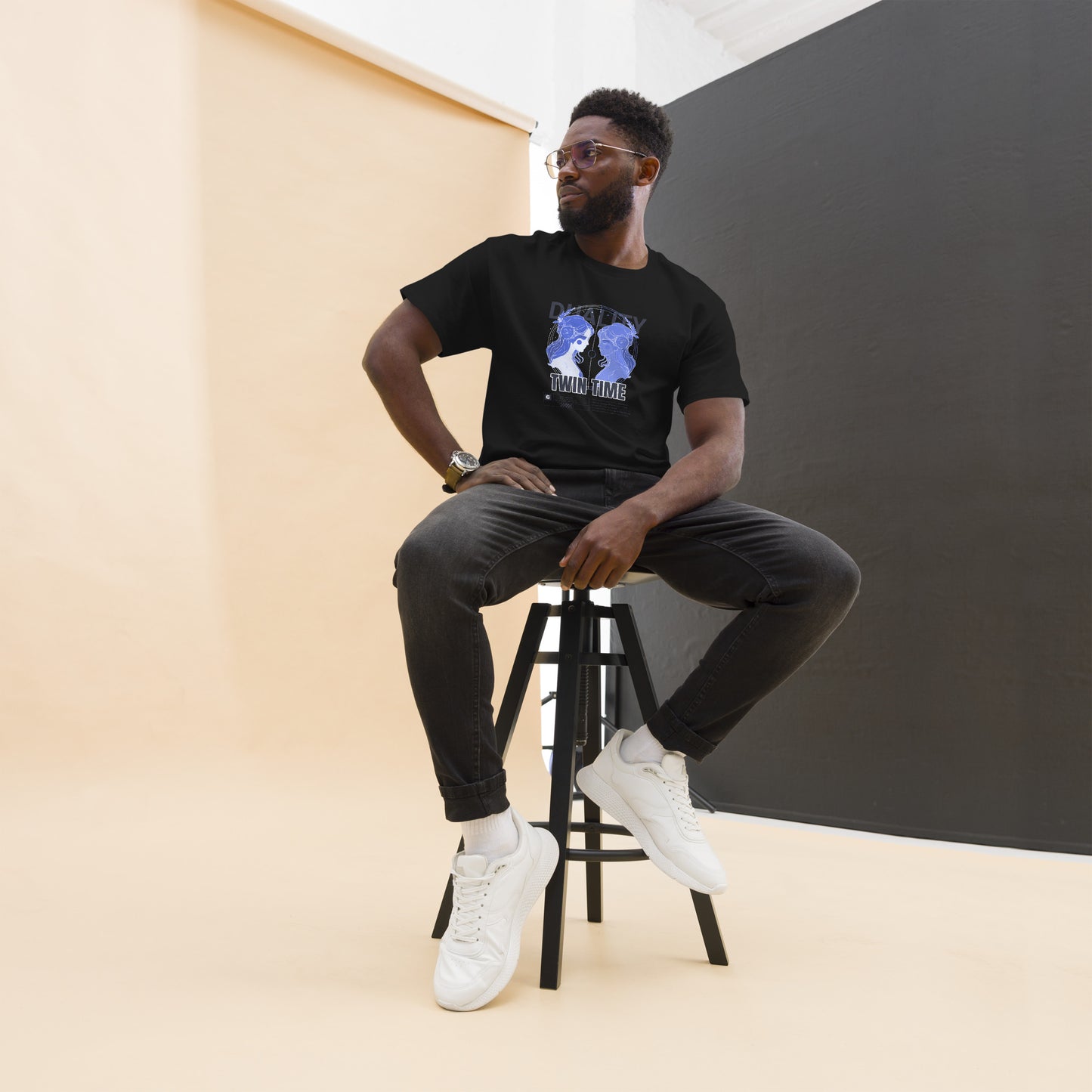 Duality Twin Time Gemini Unisex classic tee