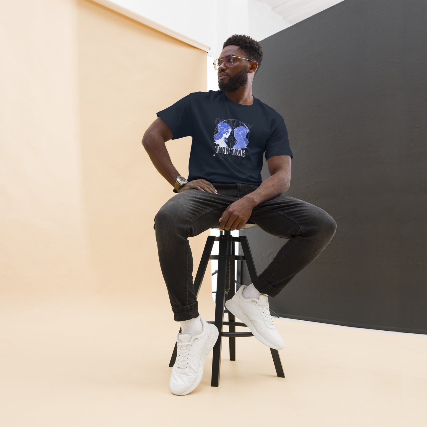 Duality Twin Time Gemini Unisex classic tee