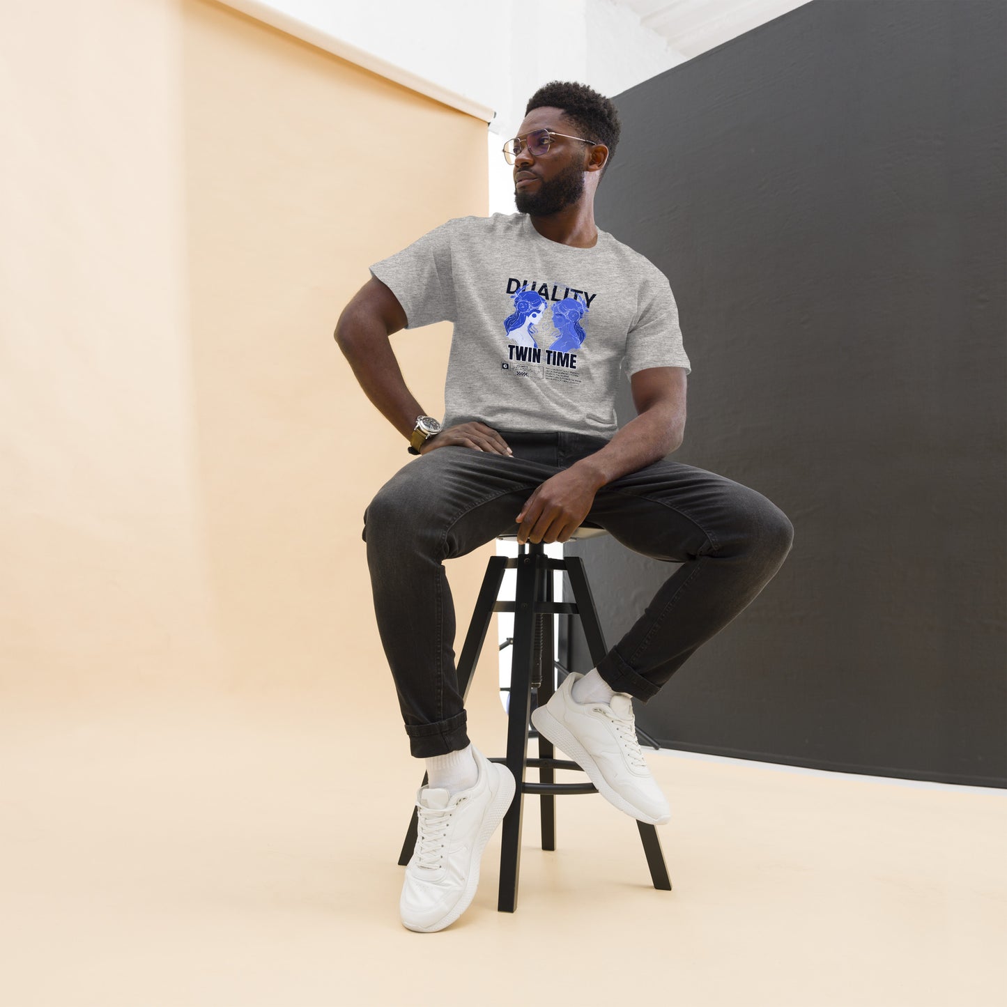 Duality Twin Time Gemini Unisex classic tee