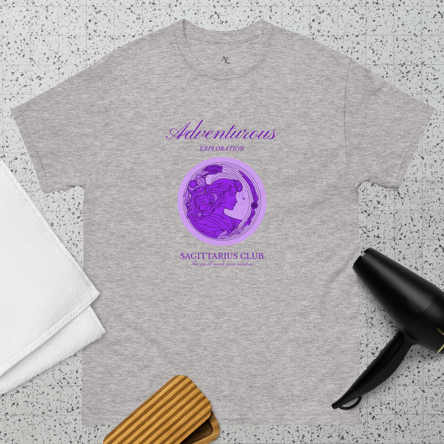 Adventurous Exploration Sagittarius Unisex classic tee