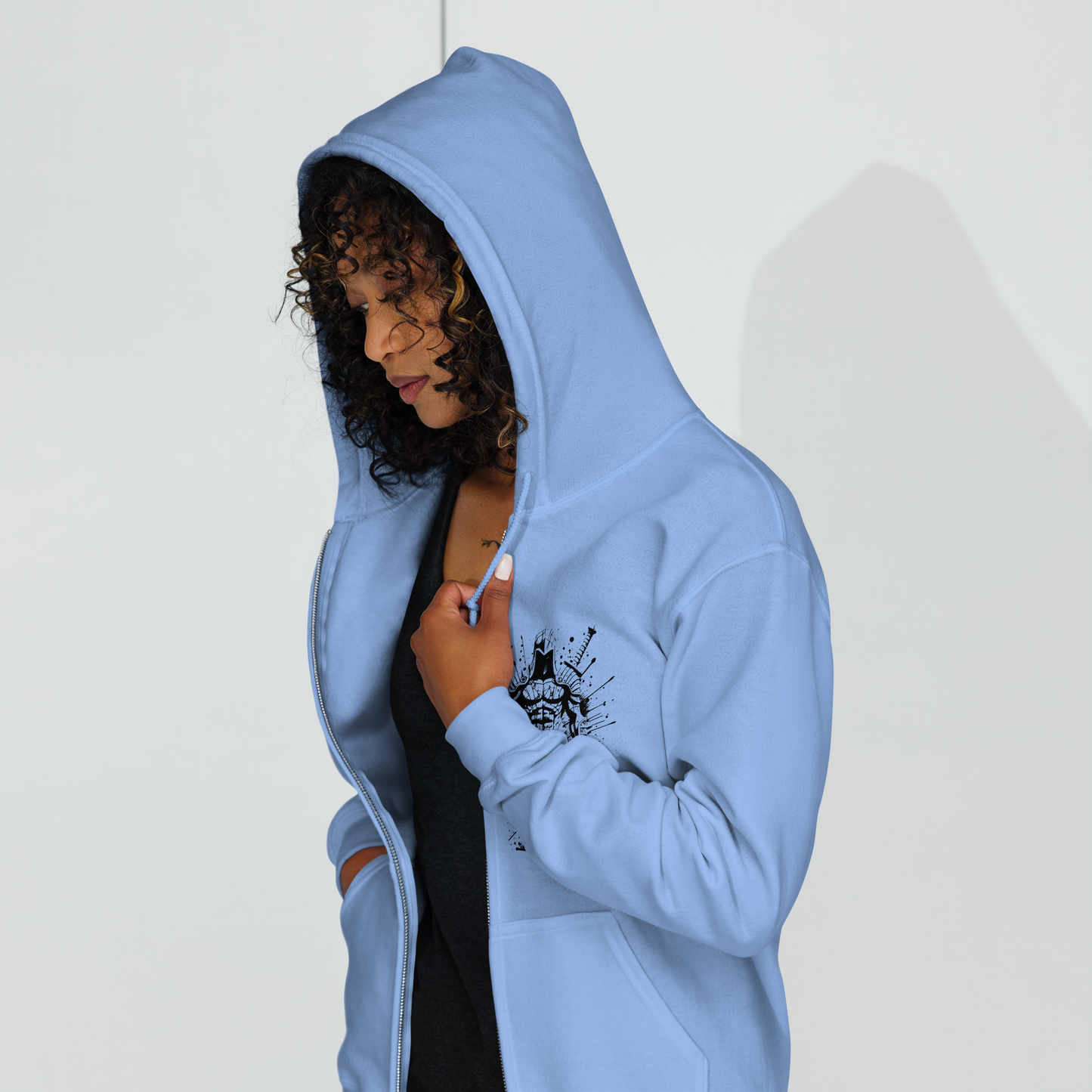 Broken guardian Unisex zip hoodie