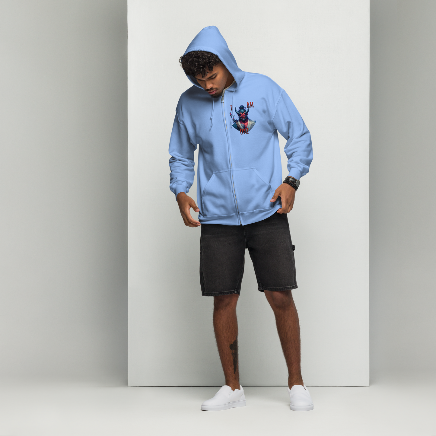 I AM ONI Zip Hoodie Unisex hoodie