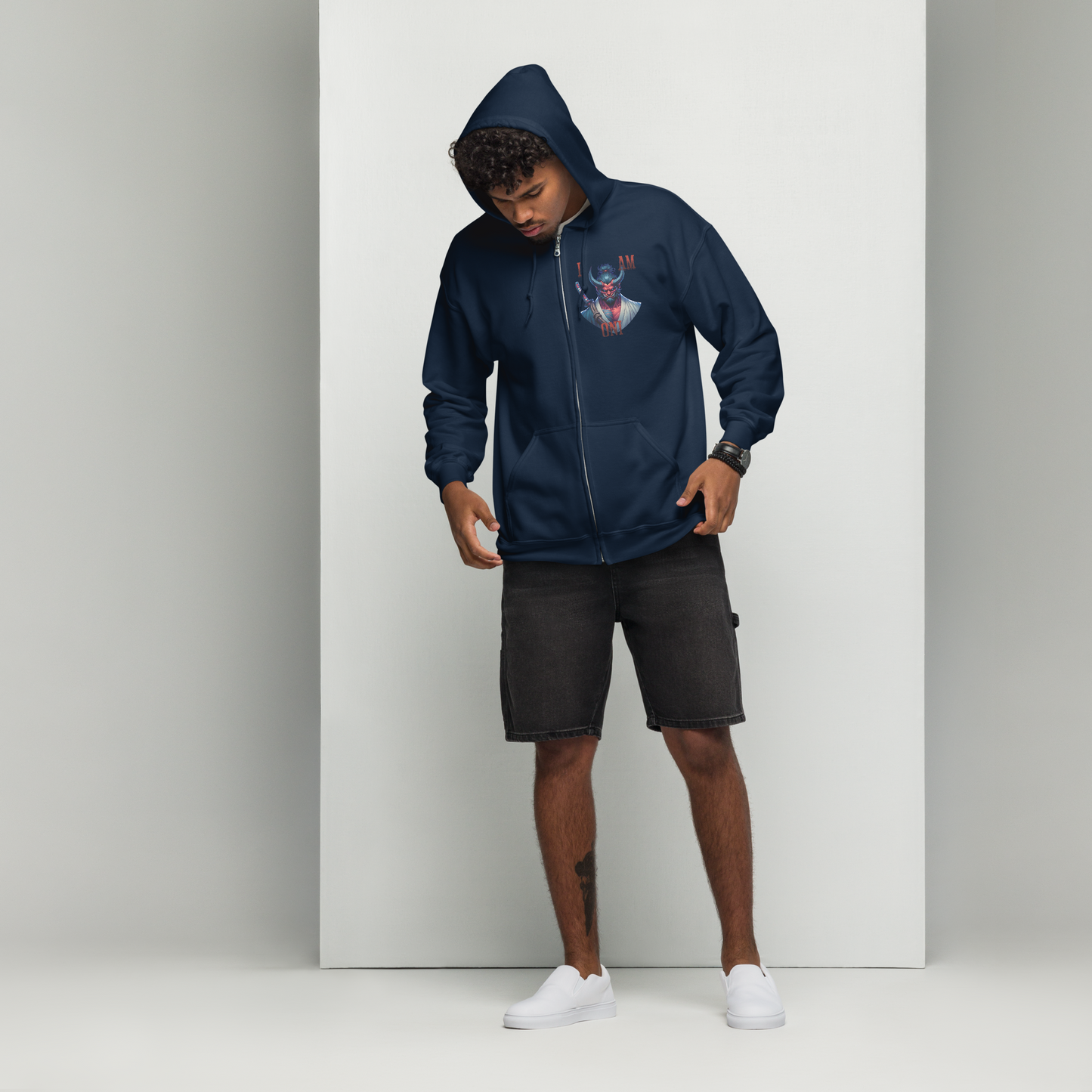 I AM ONI Zip Hoodie Unisex hoodie