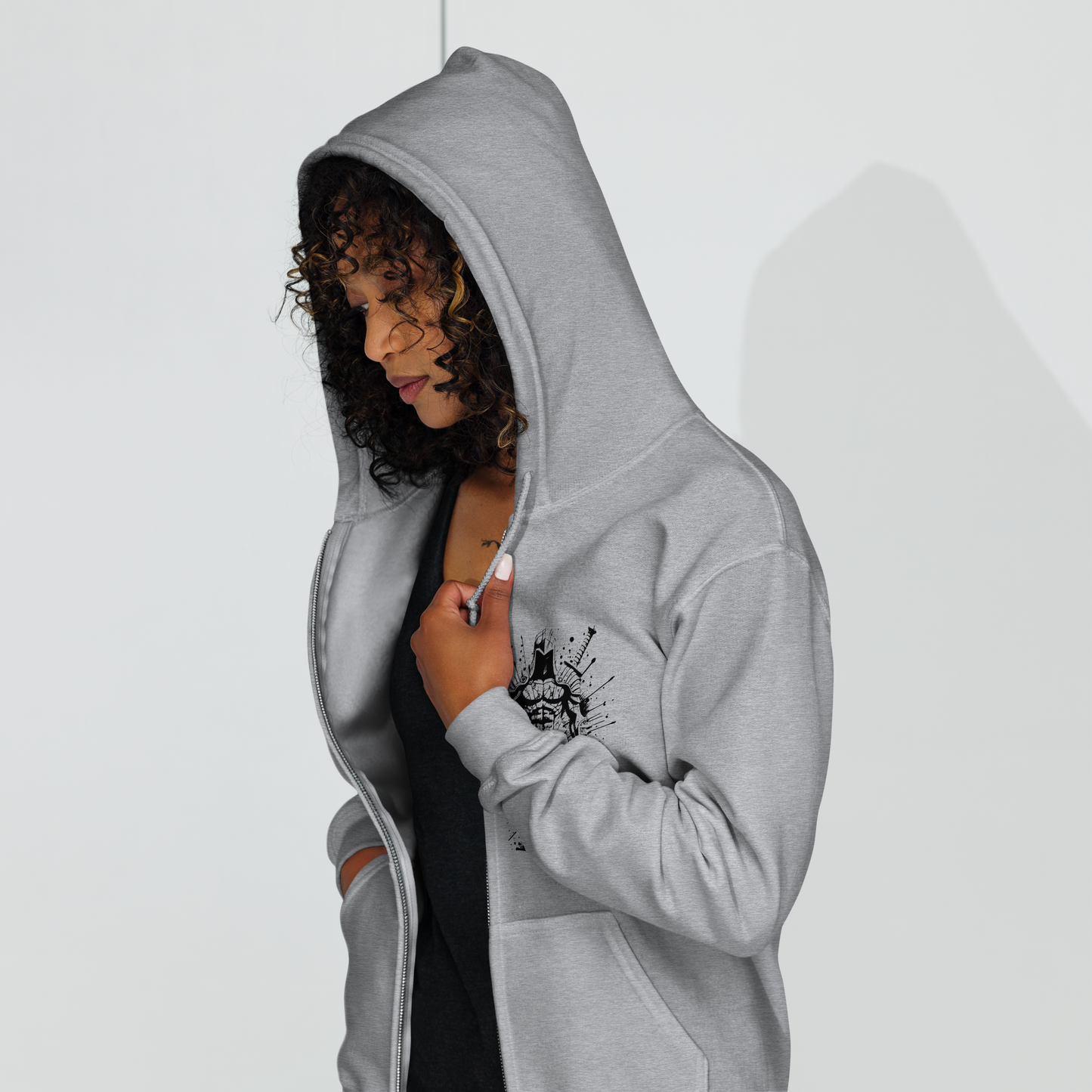 Broken guardian Unisex zip hoodie