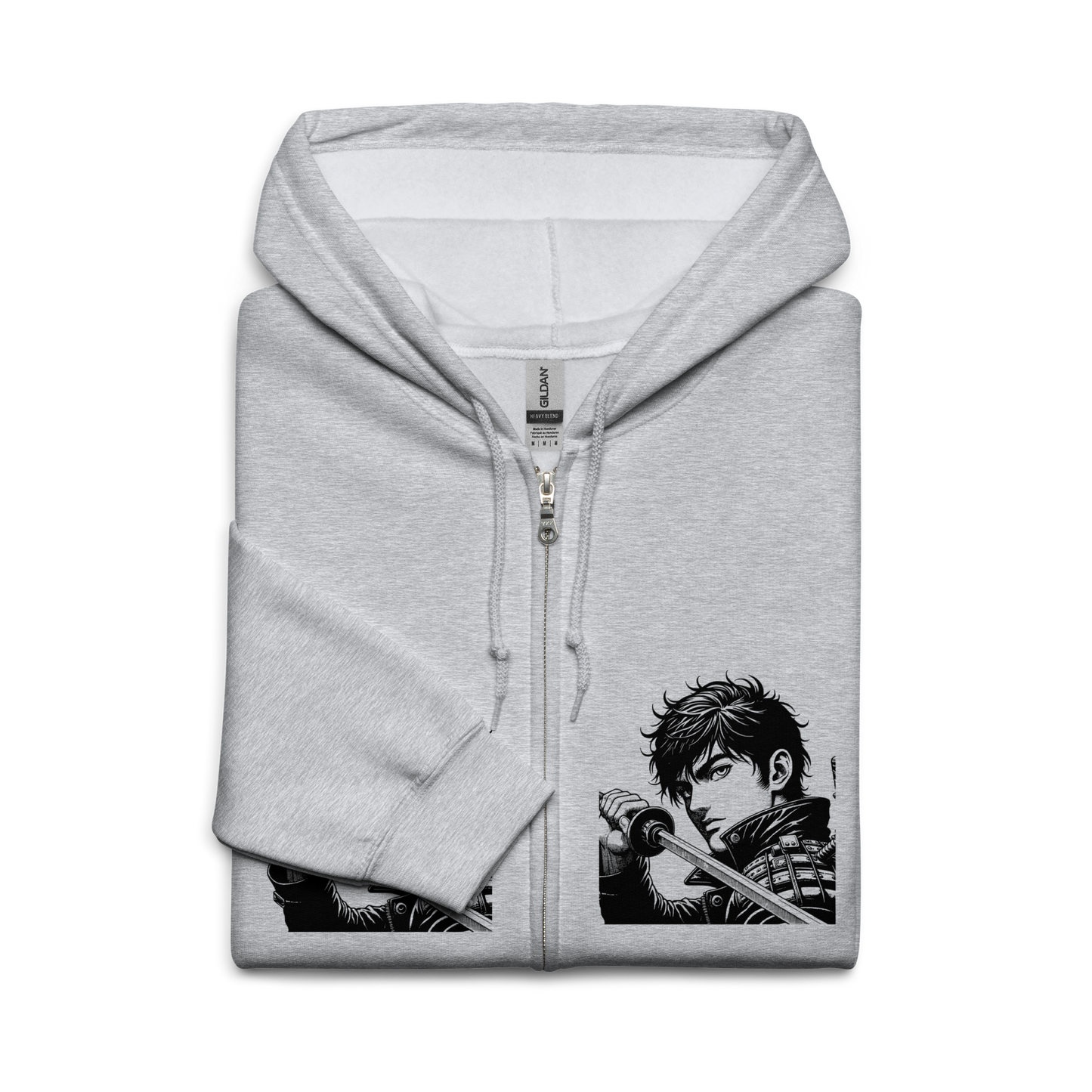 Anime Sunny Unisex zip hoodie