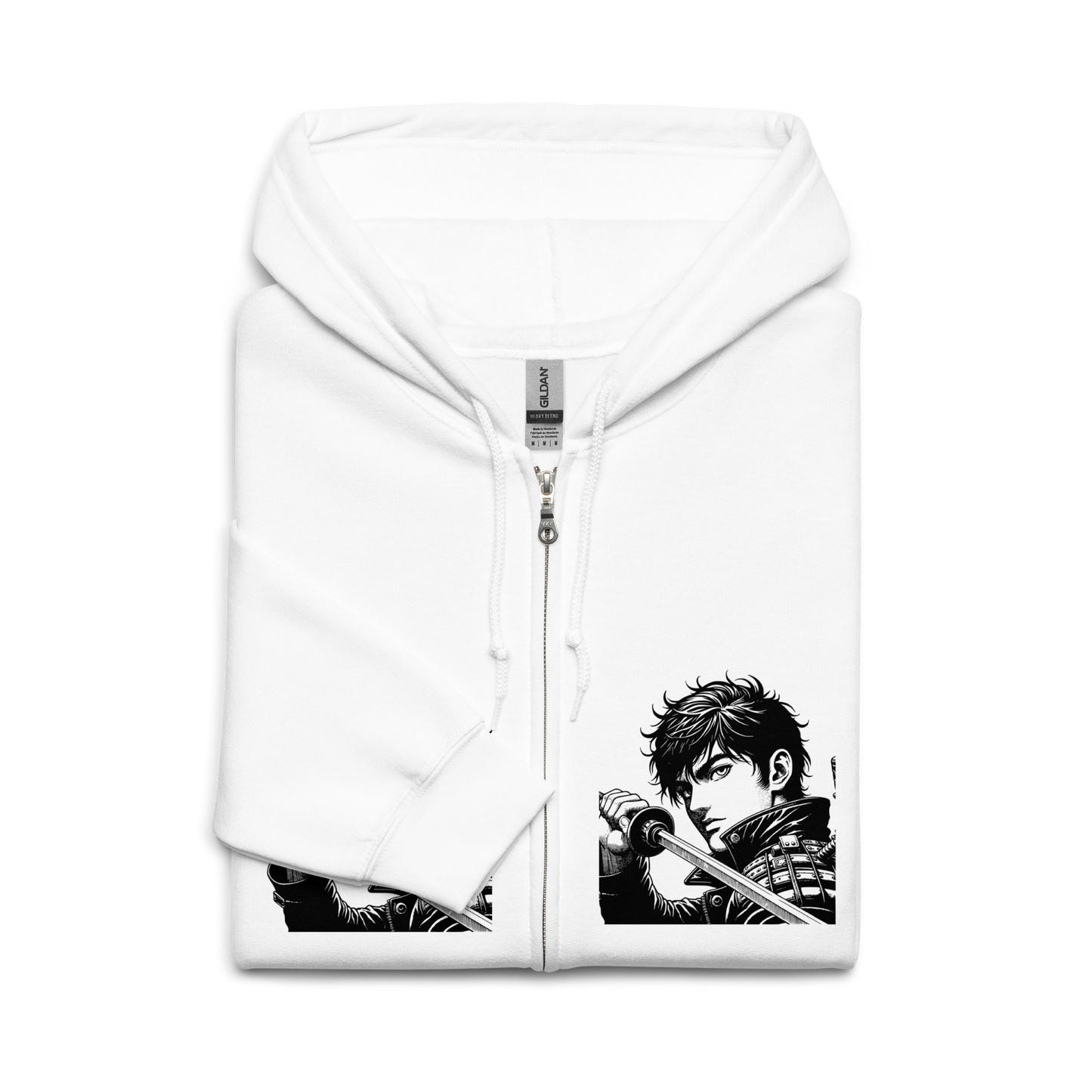 Anime Sunny Unisex zip hoodie
