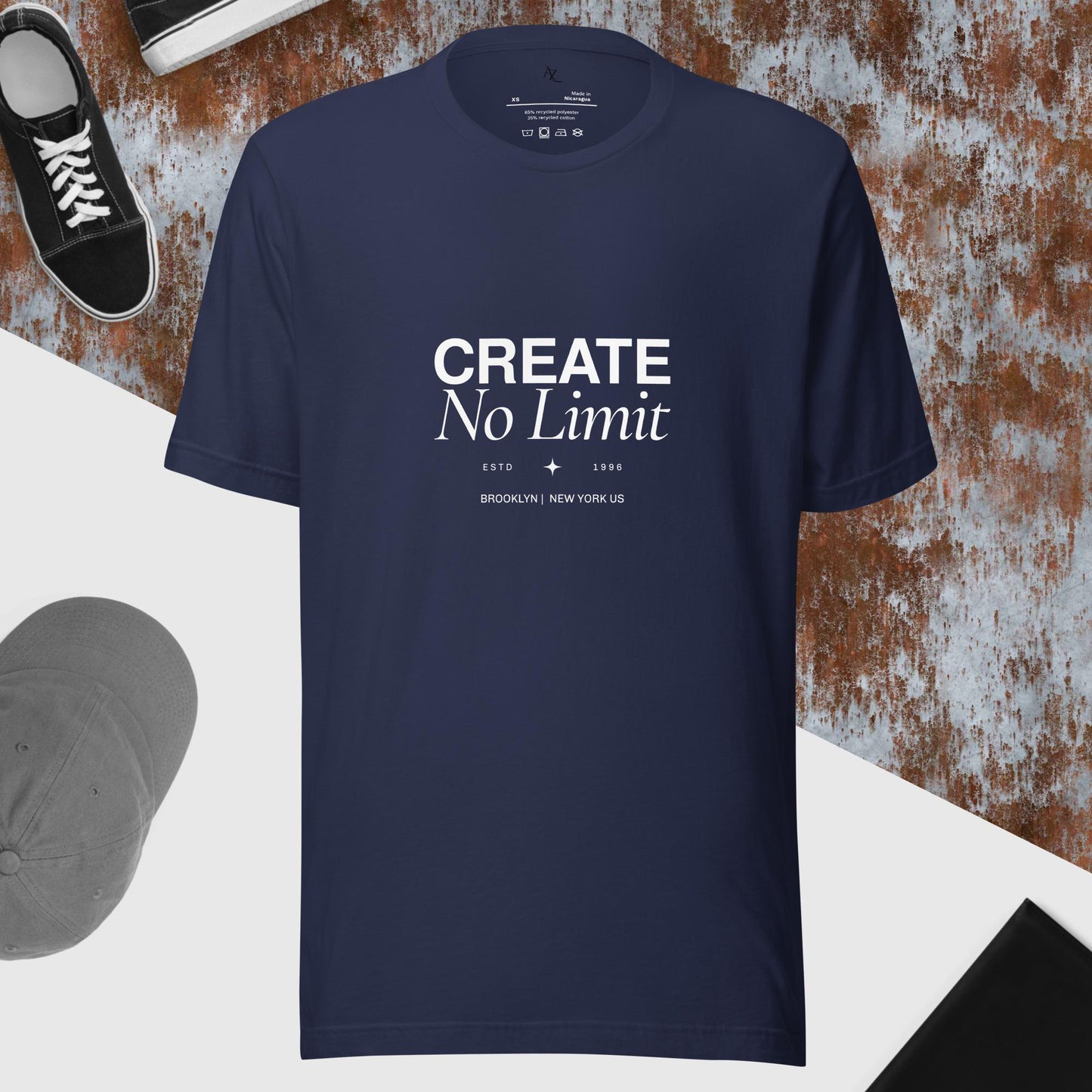 Create no limit Unisex eco t-shirt