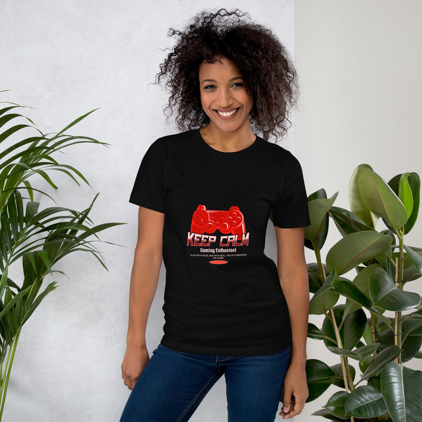 Keep calm and game Unisex t-shirt