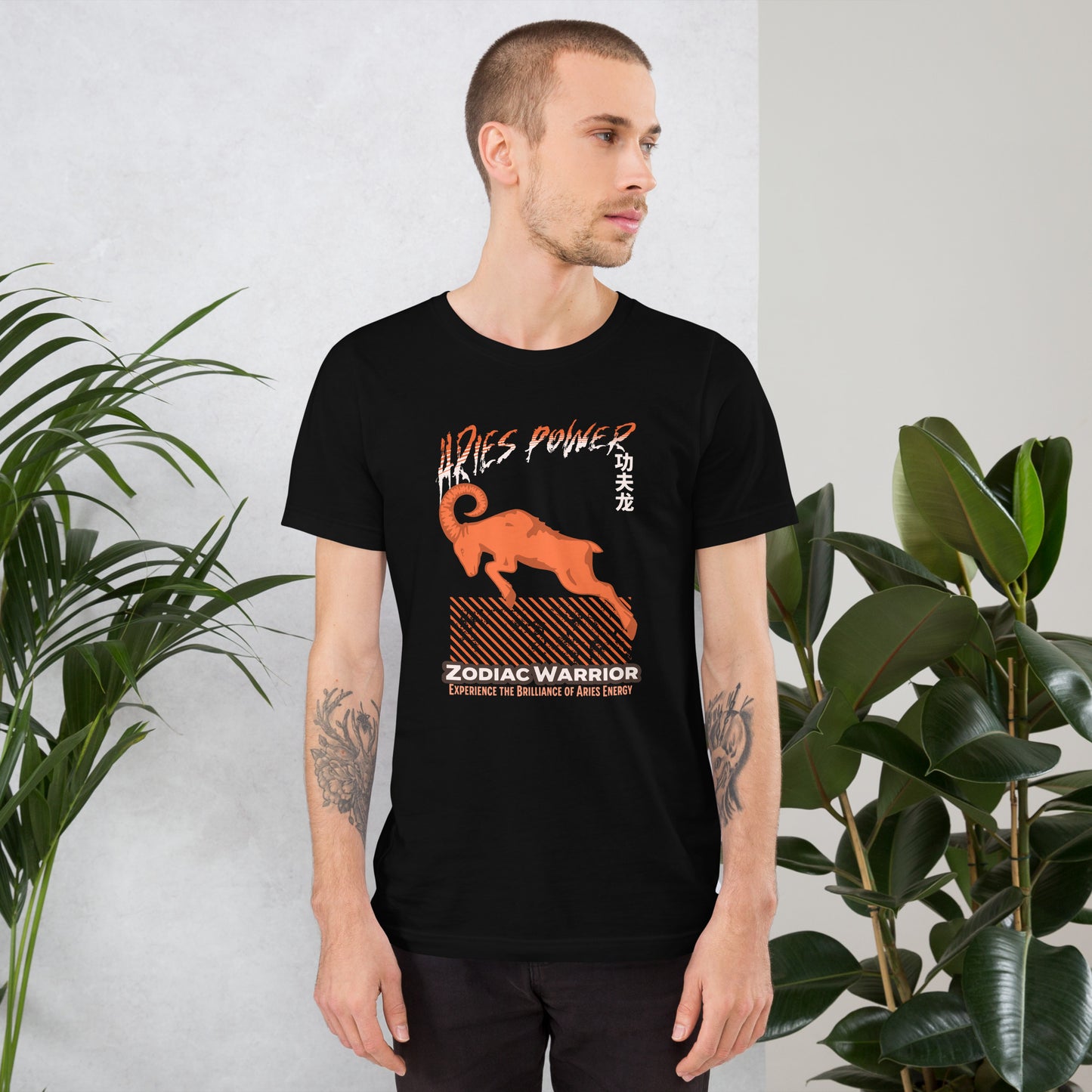 Aries Power Zodiac Warrior T-Shirt Unisex t-shirt