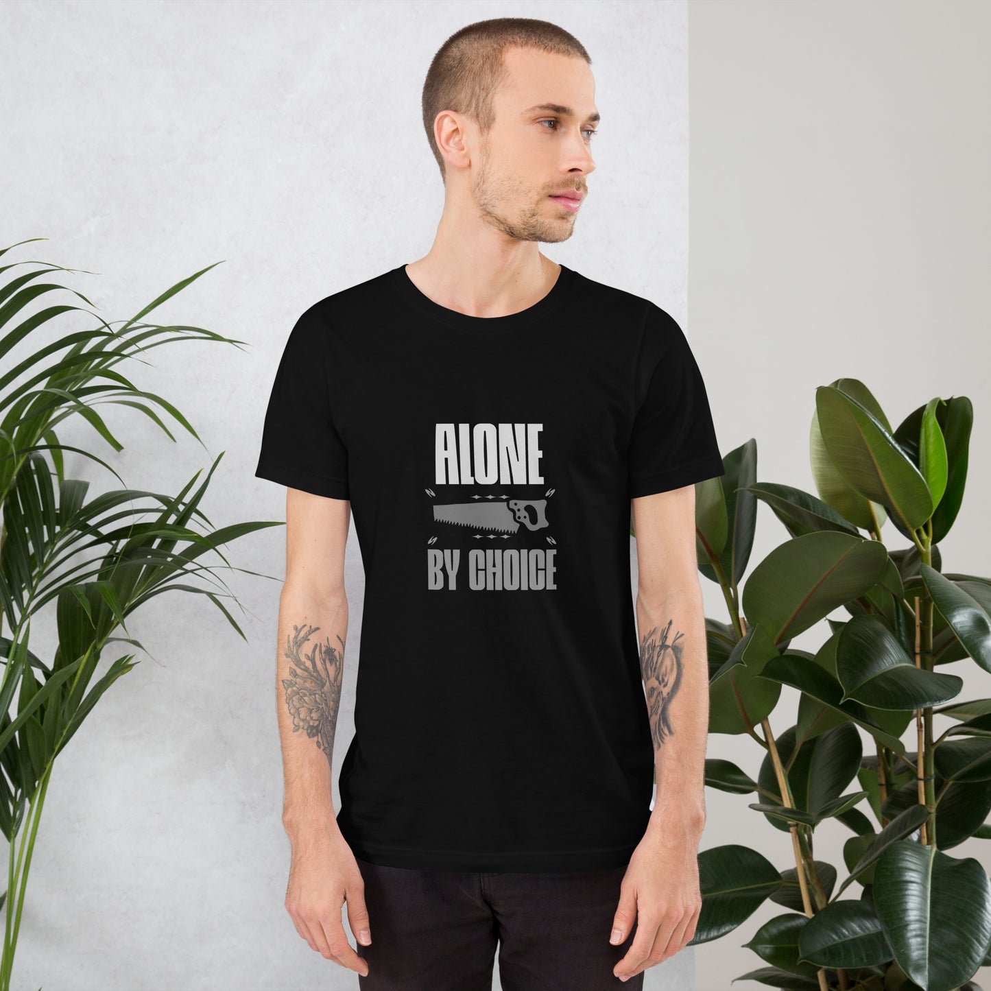 Alone by Choice Unisex t-shirt