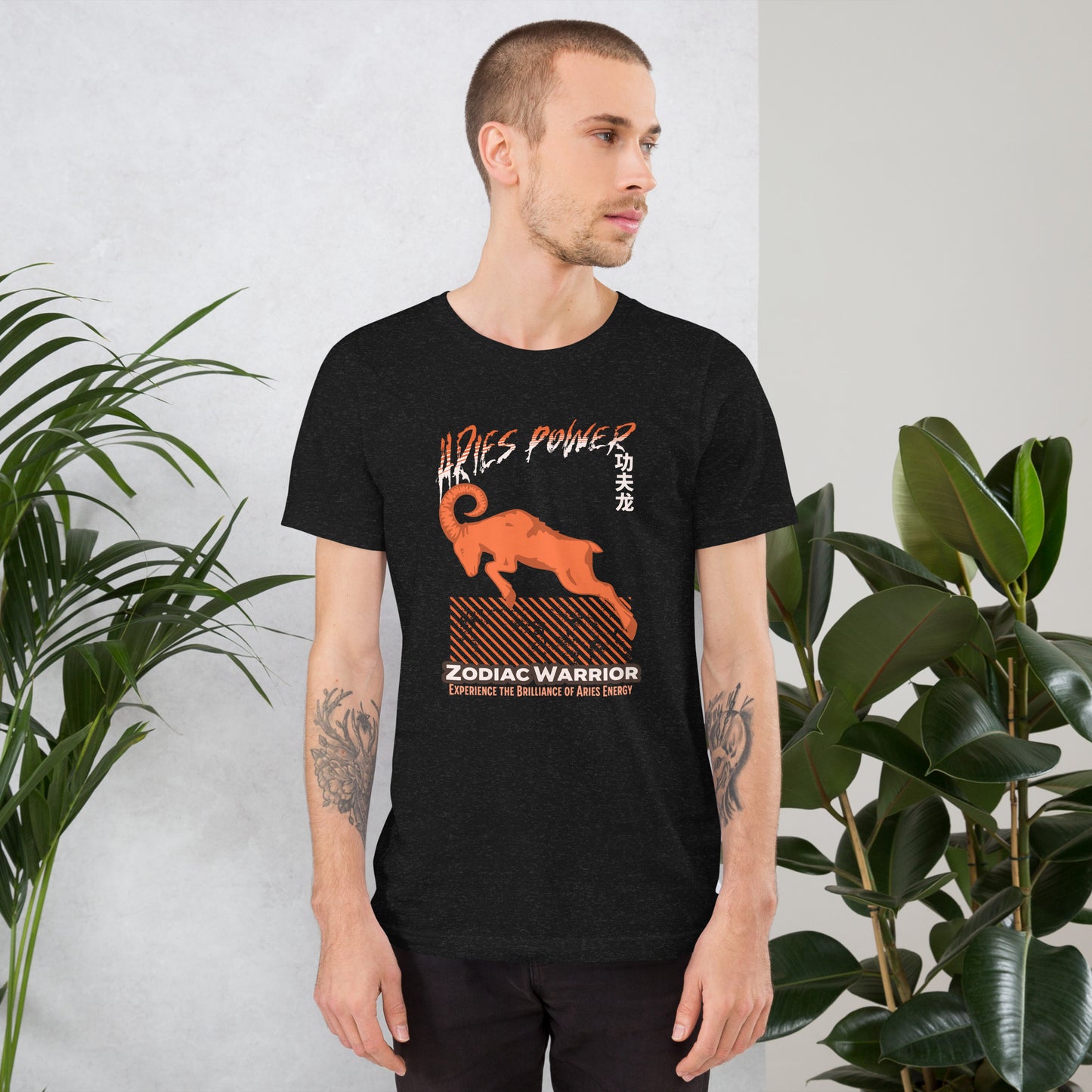 Aries Power Zodiac Warrior T-Shirt Unisex t-shirt