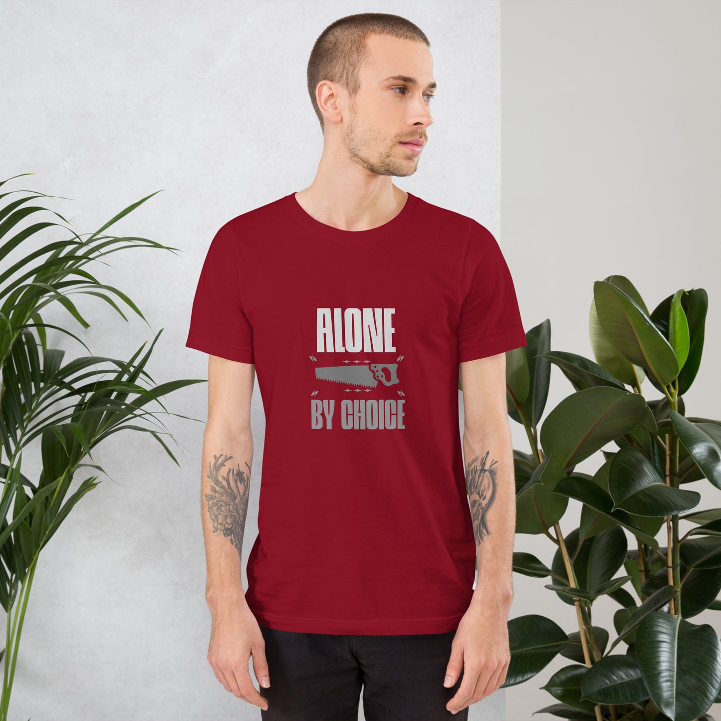 Alone by Choice Unisex t-shirt