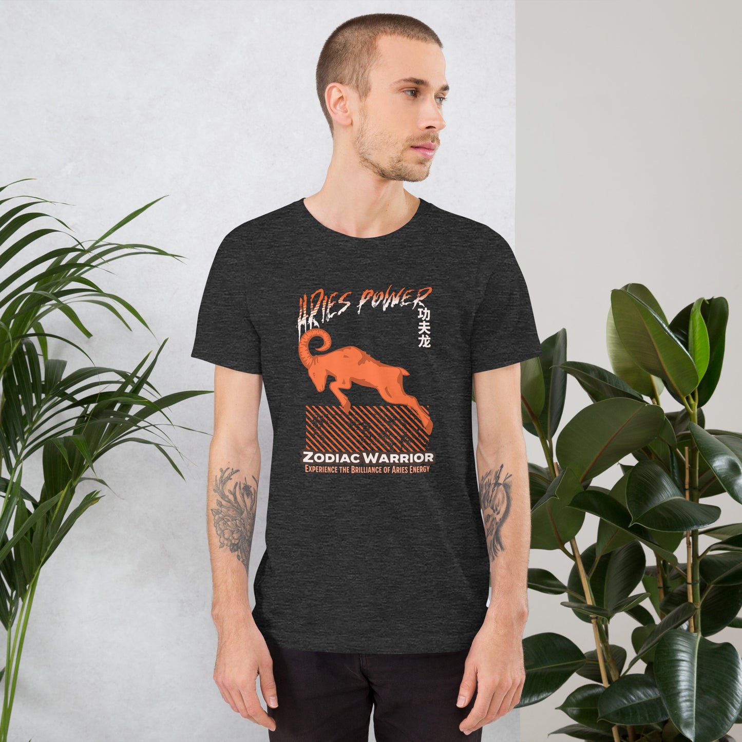 Aries Power Zodiac Warrior T-Shirt Unisex t-shirt