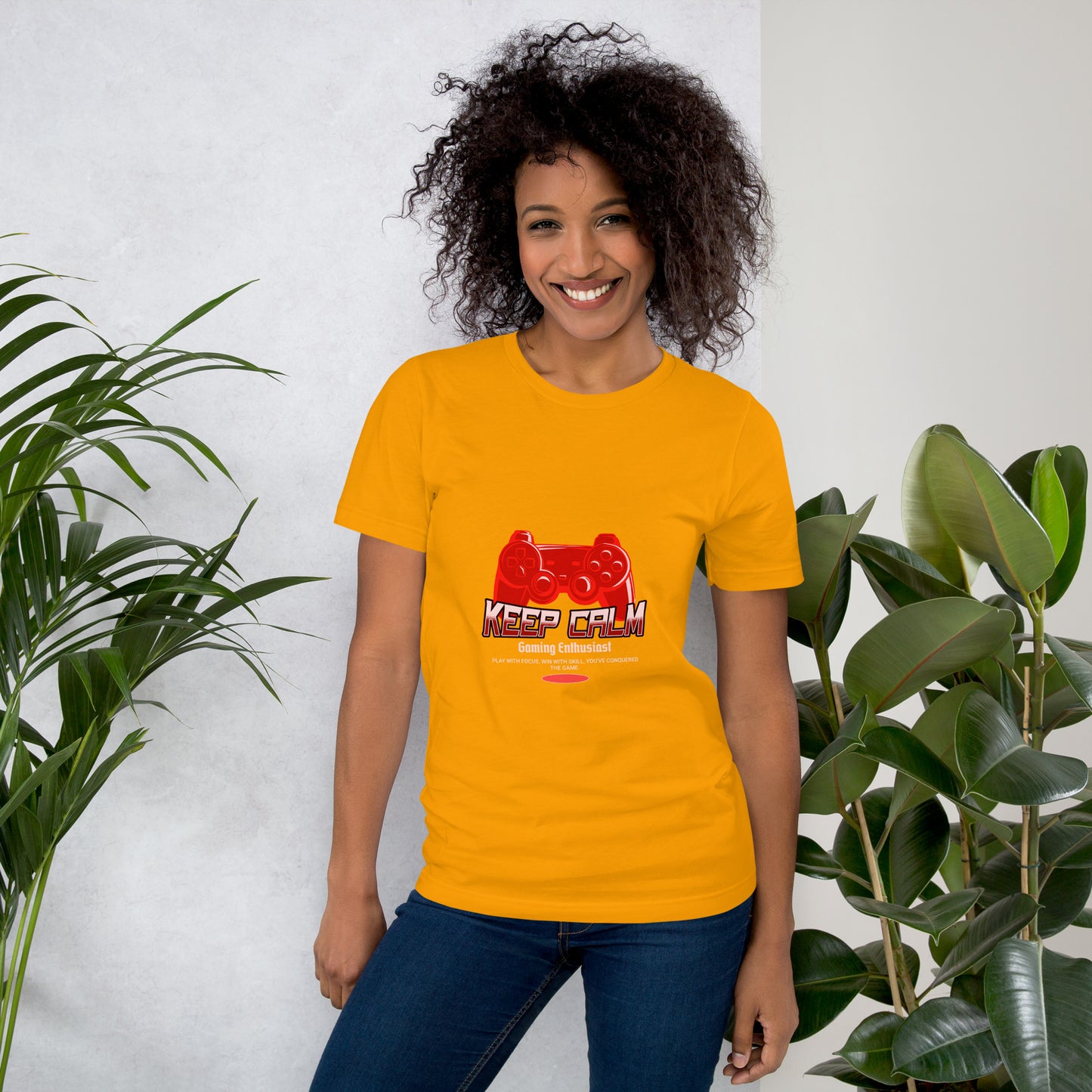 Keep calm and game Unisex t-shirt