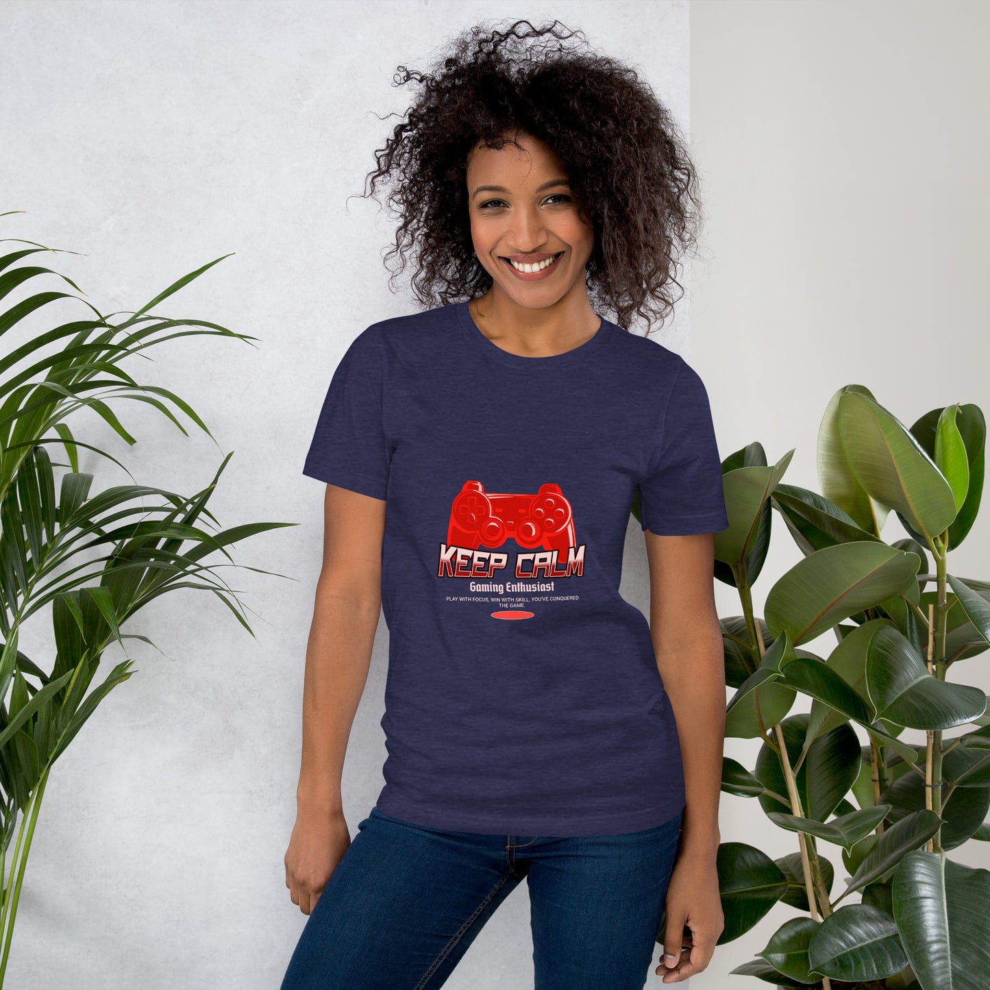 Keep calm and game Unisex t-shirt