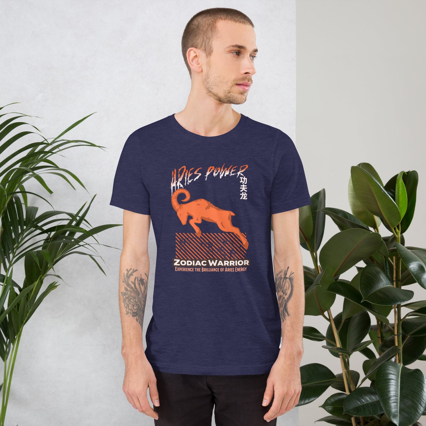 Aries Power Zodiac Warrior T-Shirt Unisex t-shirt