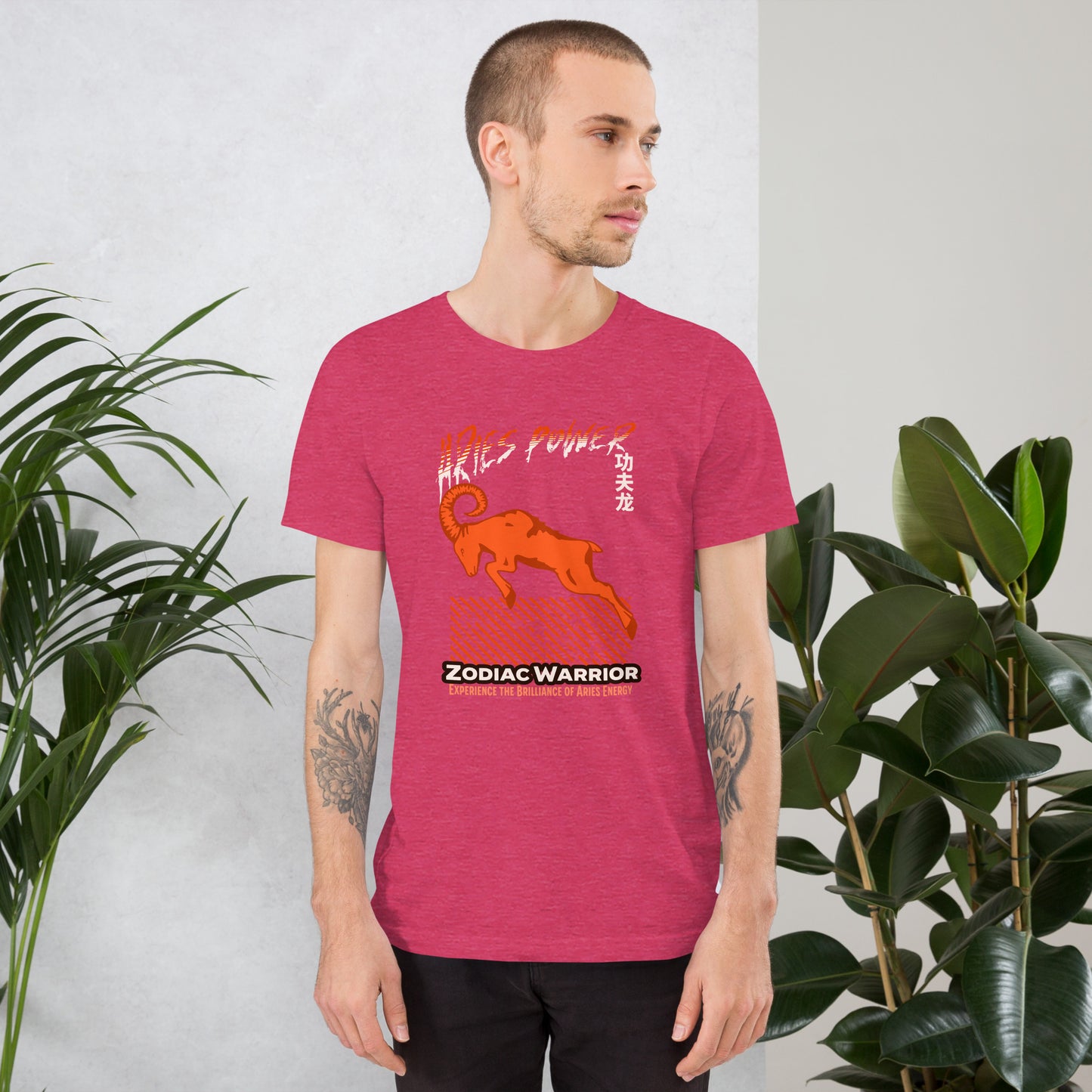 Aries Power Zodiac Warrior T-Shirt Unisex t-shirt