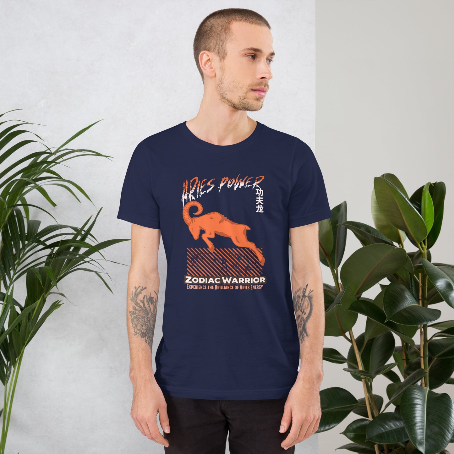 Aries Power Zodiac Warrior T-Shirt Unisex t-shirt