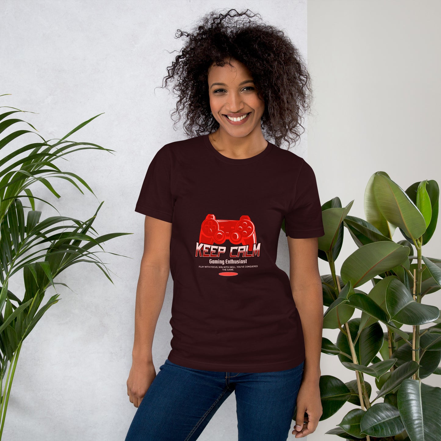 Keep calm and game Unisex t-shirt