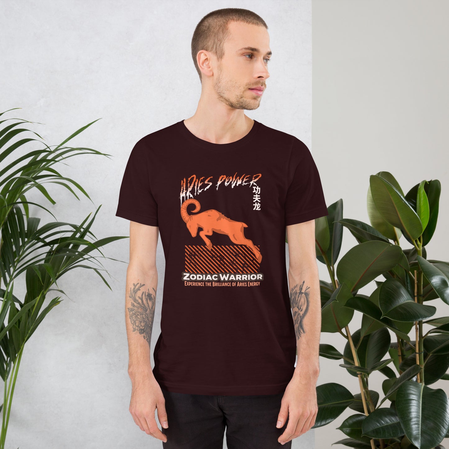 Aries Power Zodiac Warrior T-Shirt Unisex t-shirt