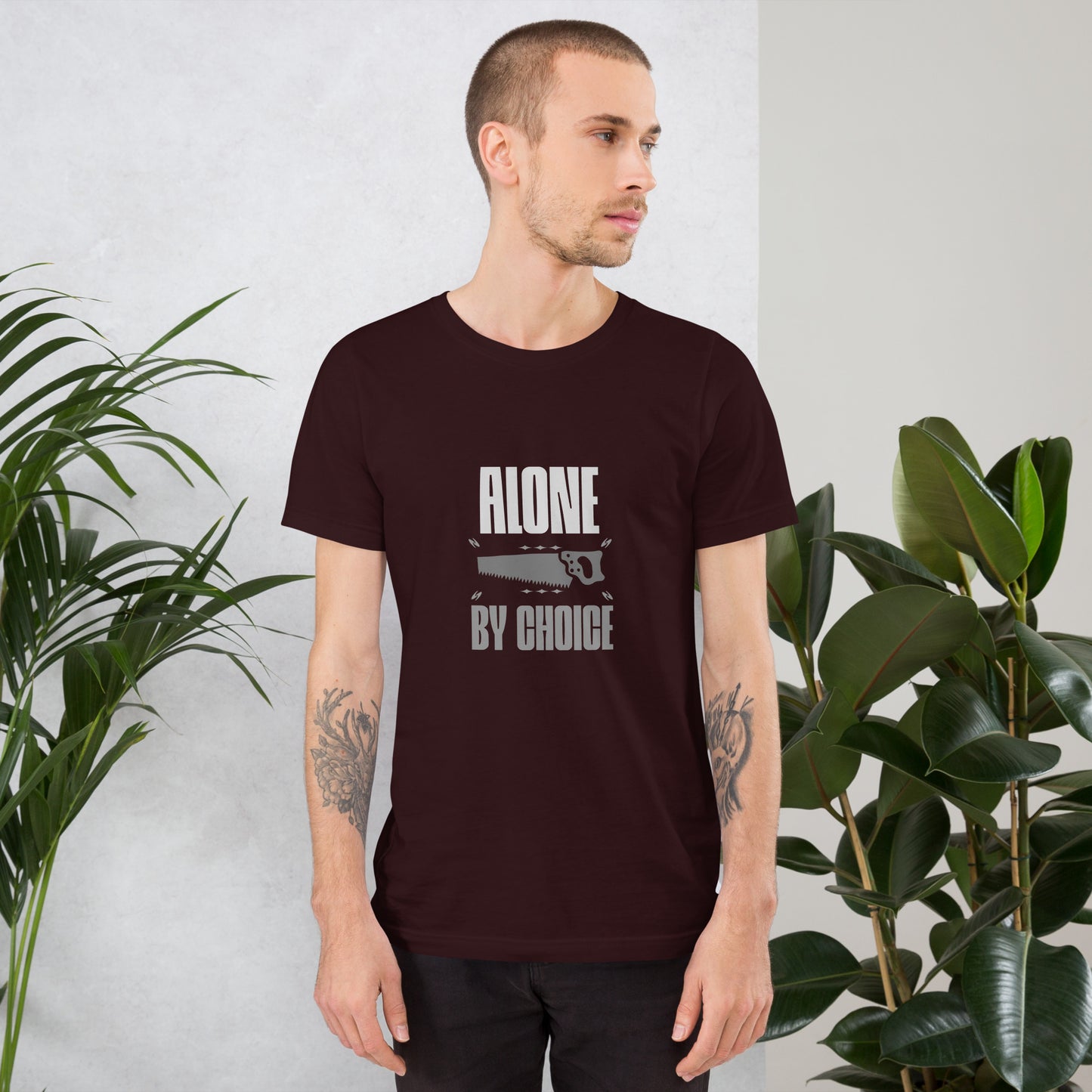 Alone by Choice Unisex t-shirt