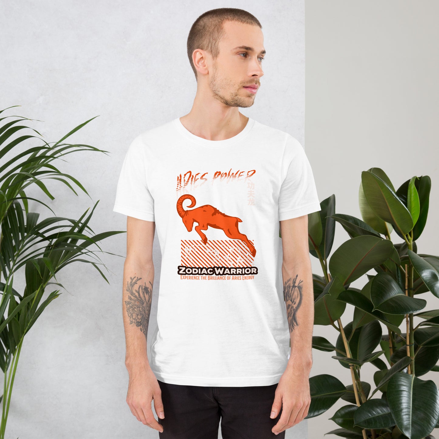 Aries Power Zodiac Warrior T-Shirt Unisex t-shirt