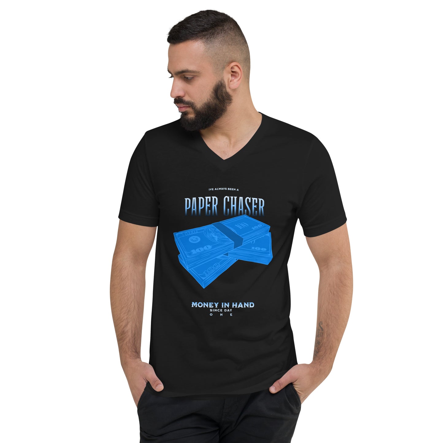 Paper Chaser V-Neck T-Shirt