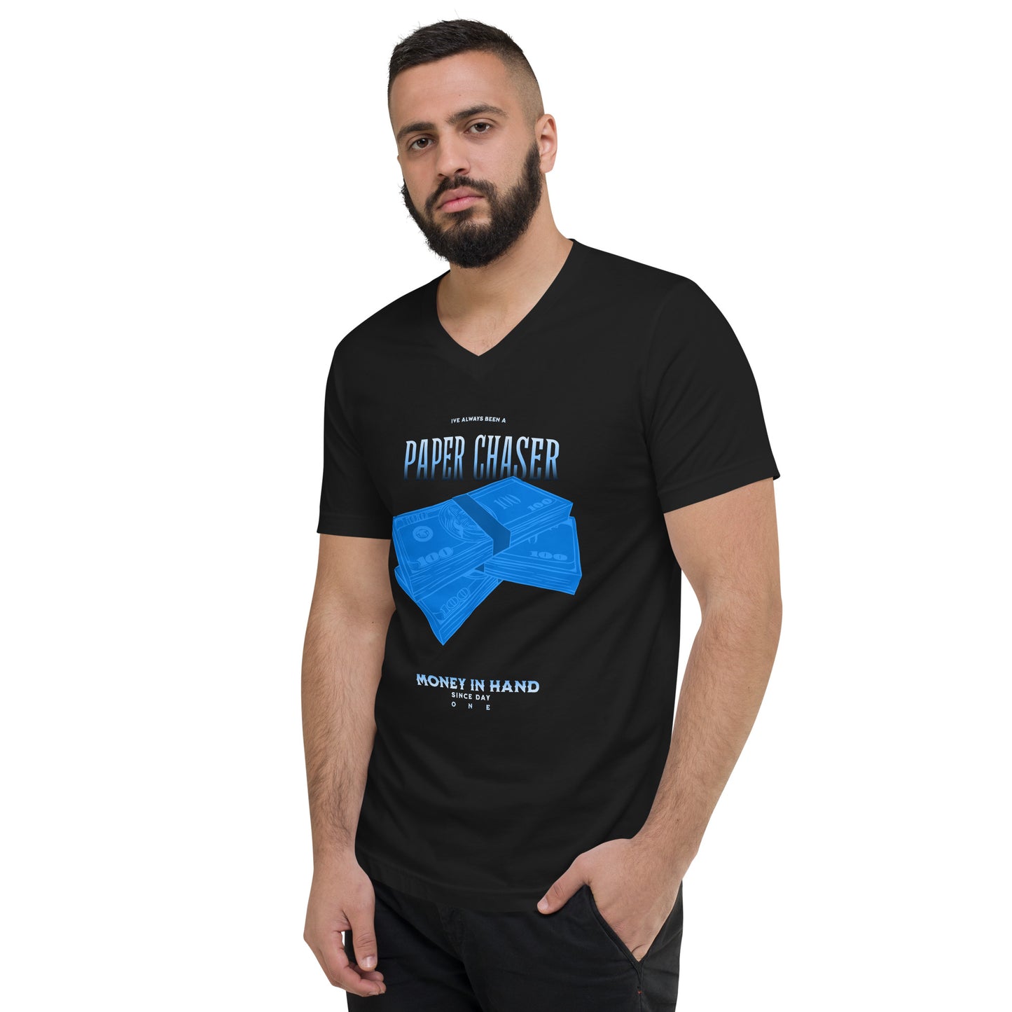 Paper Chaser V-Neck T-Shirt