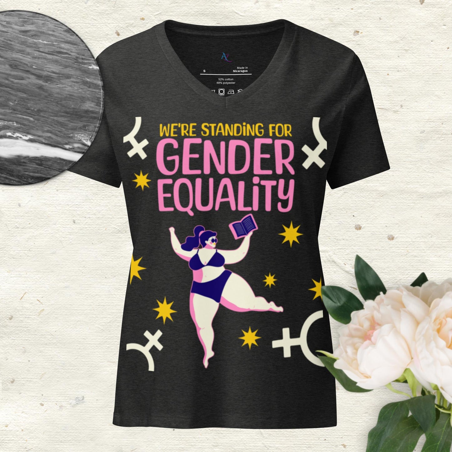 Women’s relaxed v-neck t-shirt