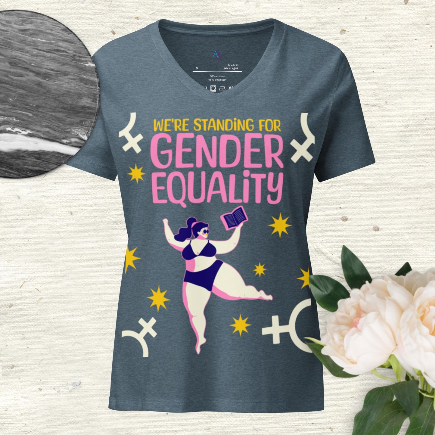Women’s relaxed v-neck t-shirt